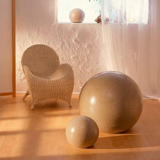 Moonlight Vollkugel Stone Look mit Kabel