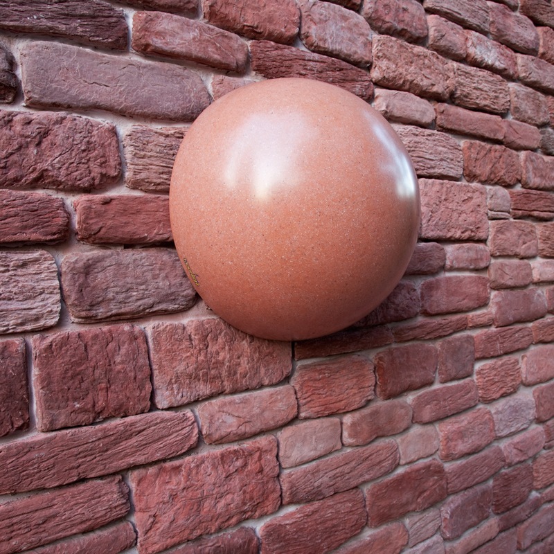 Halbkugel Stone Look mit Aufschraubsockel